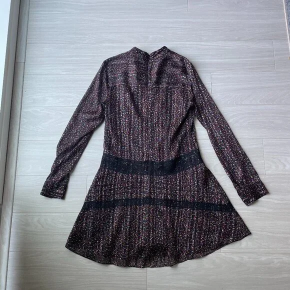 Derek Lam 10 Crosby Floral Long Sleeve Shift Dress - Picture 6 of 9